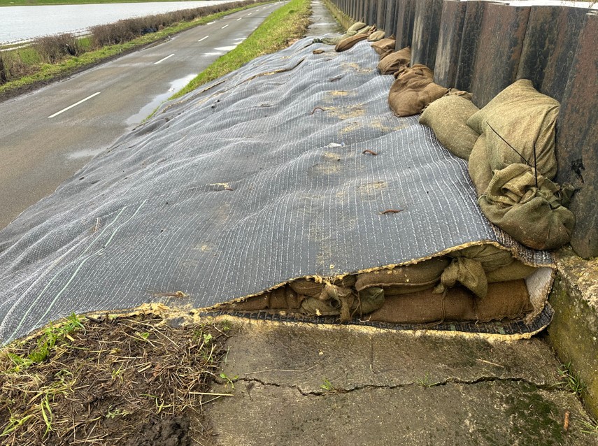Photo of temporary repair - supporting image