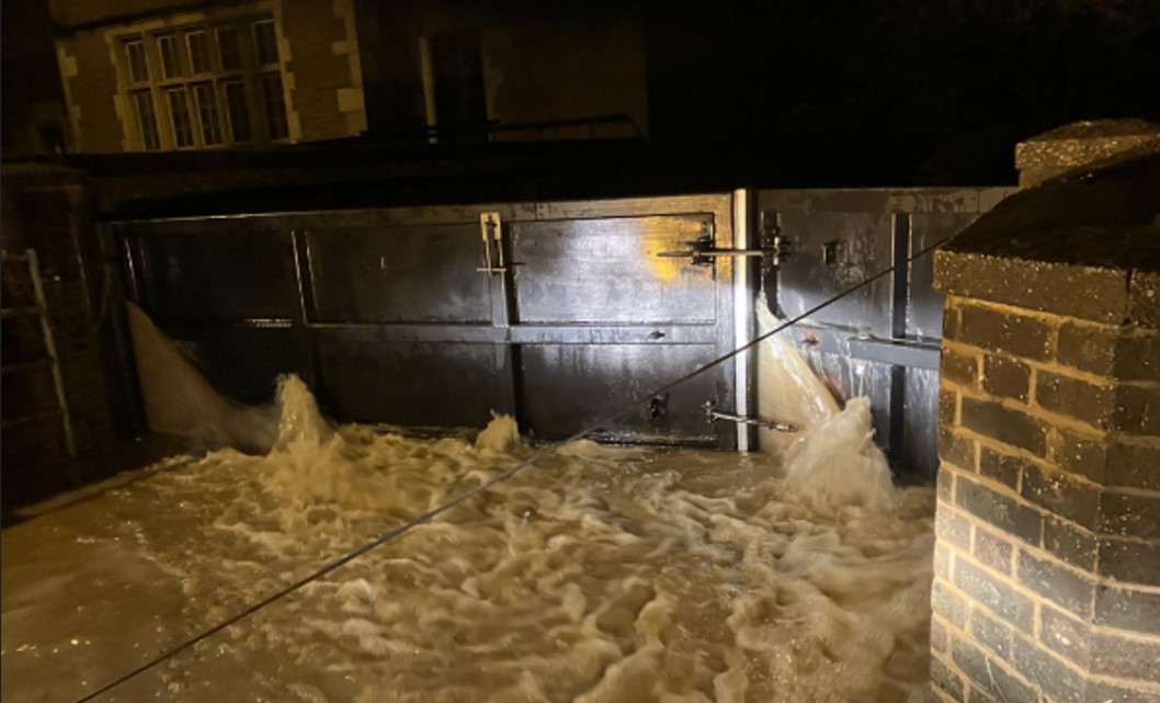 Photo of flood water - supporting image